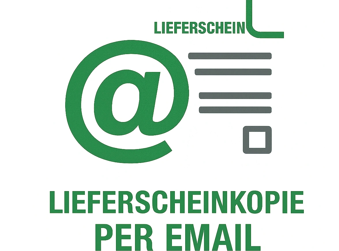 Lieferscheinkopie per Email NEU Lieferscheinkopie per Email NEU