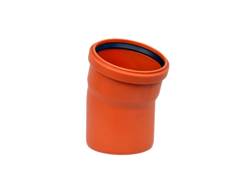 PVC-BOGEN     15 GRAD   DN 110