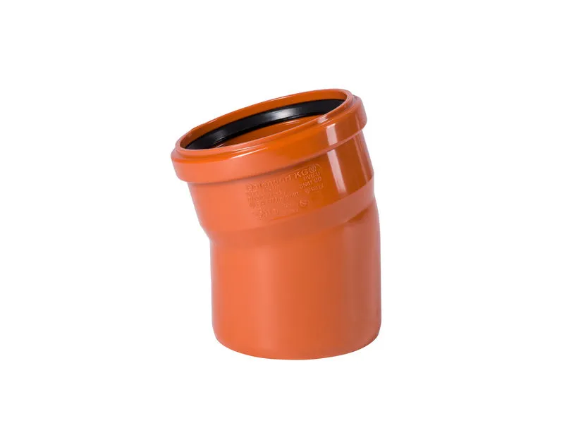 PVC-BOGEN     15 GRAD   DN 110