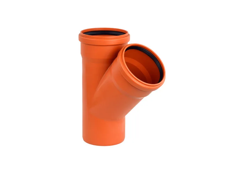 PVC-ABZWEIG 45 GRAD    DN 110/110