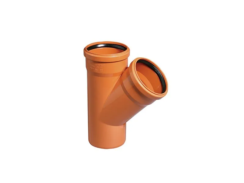 PVC-ABZWEIG 45 GRAD    DN 110/110