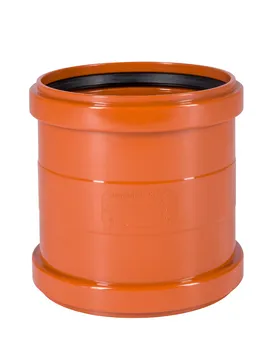 PVC-&Uuml;BERSCHIEBMUFFE   DN 160