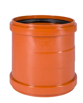 PVC-&Uuml;BERSCHIEBMUFFE   DN 200