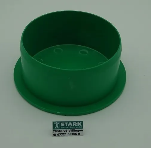 KG-MUFFENSTOPFEN GR&Uuml;N/SCHWARZ    DN 110