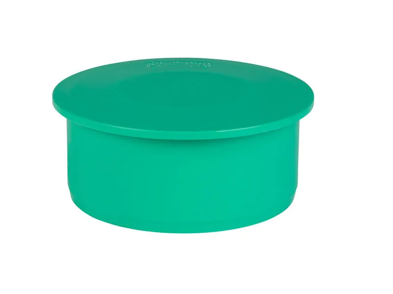 KG-MUFFENSTOPFEN GR&Uuml;N/SCHWARZ    DN 160