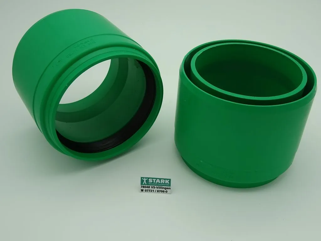 KG-ANSCHLUSS AN STZG-MUFFE GR&Uuml;N  DN 160