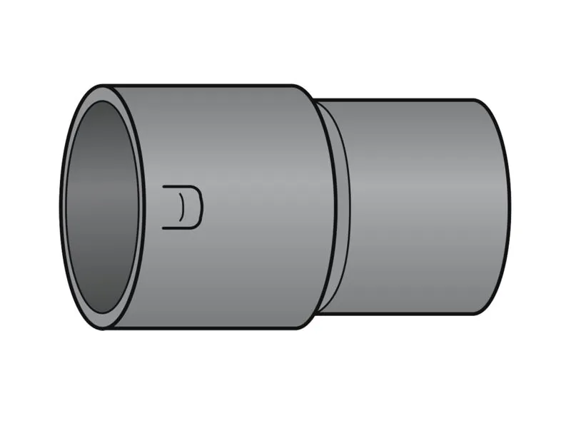 STRABUSIL-&Uuml;BERGANG DN 100/100, SCHWARZ
