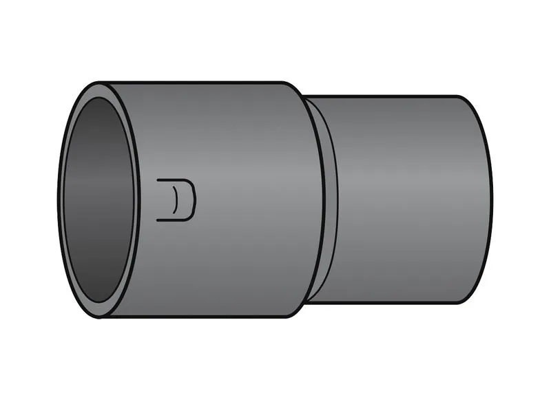 STRABUSIL-&Uuml;BERGANG DN 100/100, SCHWARZ