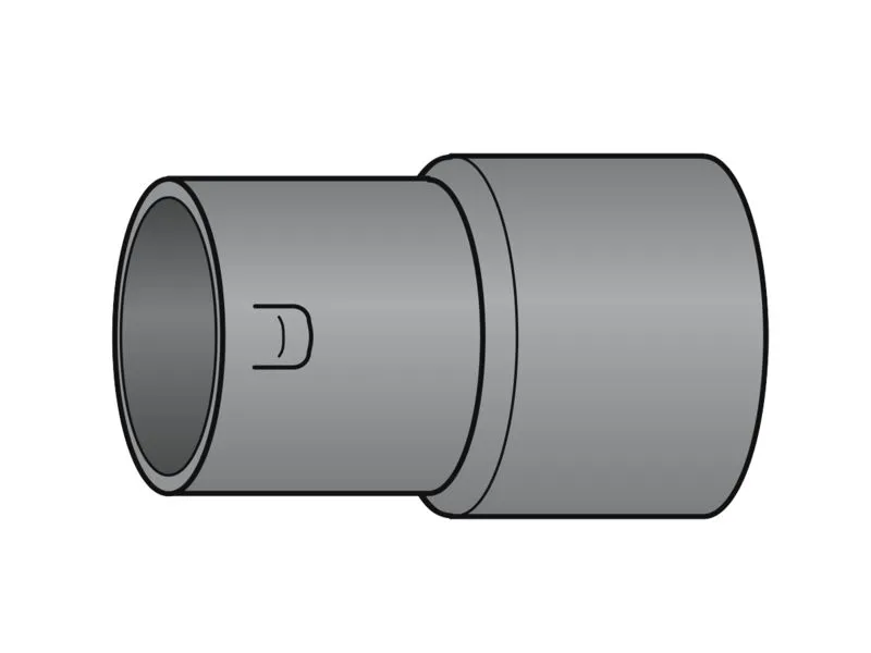 STRABUSIL-&Uuml;BERGANG DN 100/100, SCHWARZ