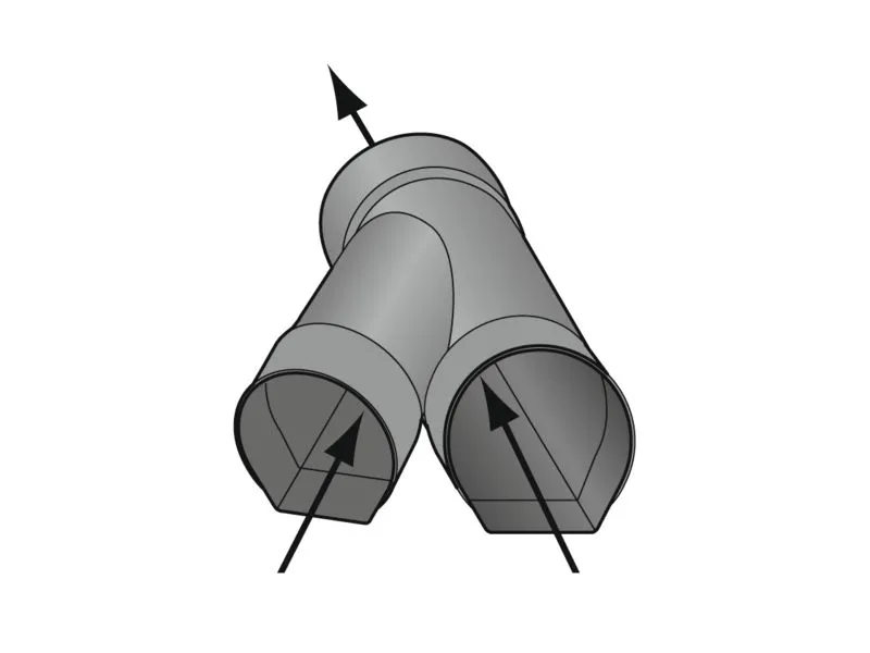 ABZWEIG F. TEILSICKERROHR 45GR.   NW 100