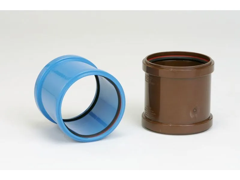 HS-R-DOPPELMUFFE SN12 DN 315  BLAU