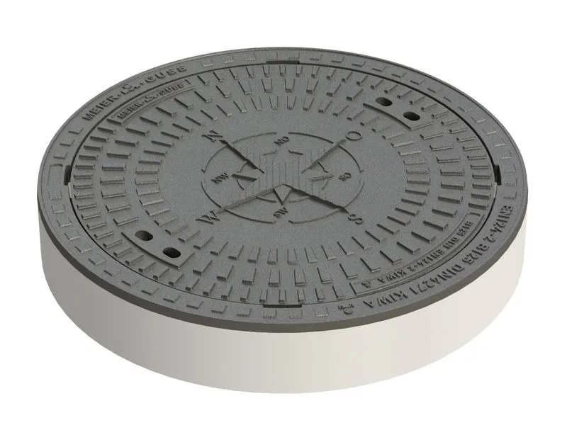 SCHACHTABDECKUNG KL.B 125     "WINDROSE"