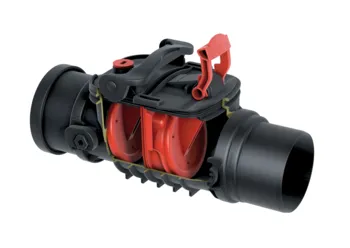 PRIMA R&Uuml;CKSTAUDOPPELVERSCHLUSS DN 125