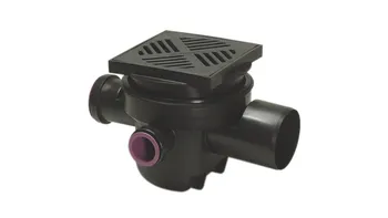 PVC-KELLERABL. 200/200MM SCHWARZ   27611