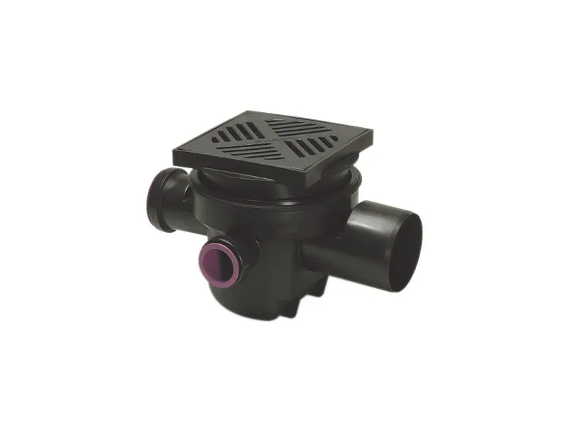 PVC-KELLERABL. 200/200MM SCHWARZ   27611