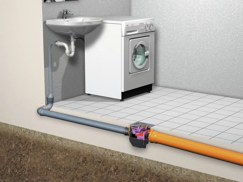 PVC-KELLERABLAUF 190/150MM      NR.27301