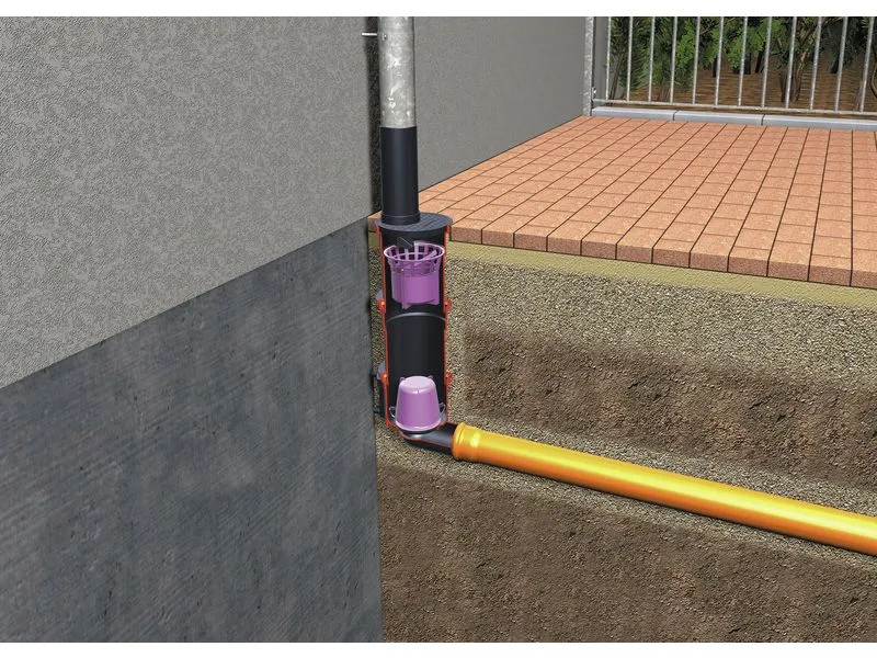 KESSEL-REGENABLAUF PVC 100MM   NR.67960