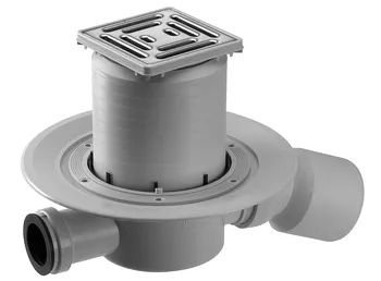 BADABLAUF DN 50/70  V2A 10/10 CM   80130