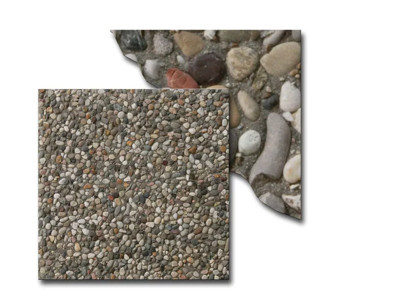 Waschbetonpl.10-14 mm 40x40 cm
