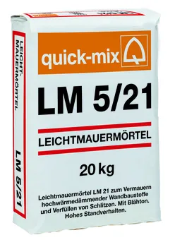 LEICHTMAUERM&Ouml;RTEL LM 5/21  20 KG  AKURIT