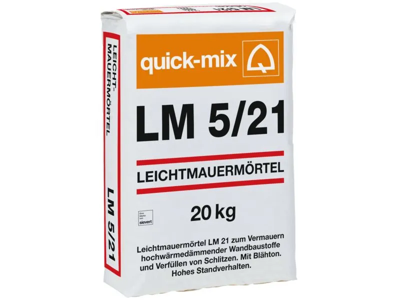 LEICHTMAUERM&Ouml;RTEL LM 5/21  20 KG  AKURIT