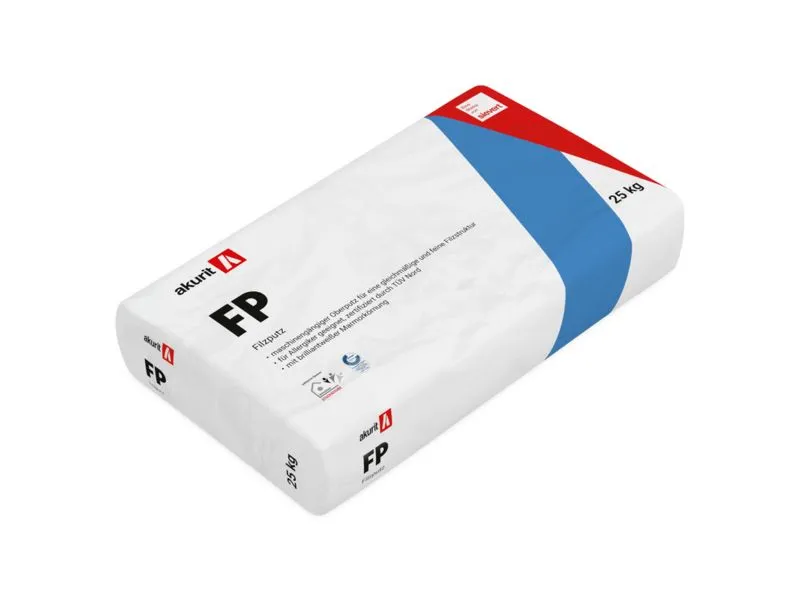 FILZPUTZ FP WEISS 0,8 MM  25 KG   AKURIT
