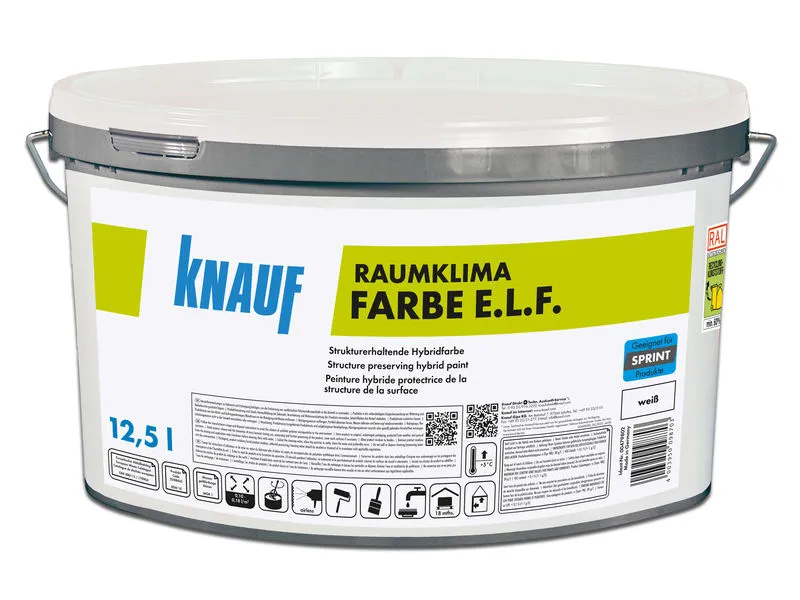 RAUMKLIMA FARBE E.L.F.   12,50 L  KNAUF