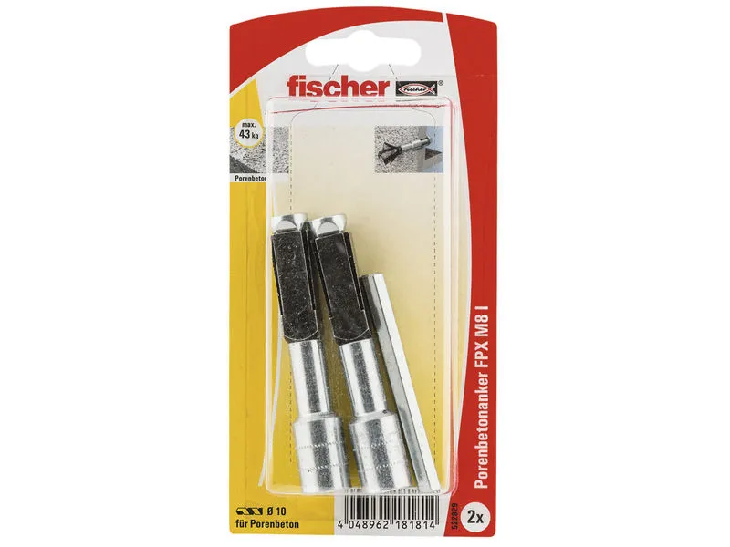 Porenbetonanker FPX M8-I K (2 St&uuml;ck)