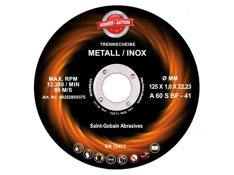 TRENNSCHEIBEN Korund 125x1,0mm  10 St&uuml;ck