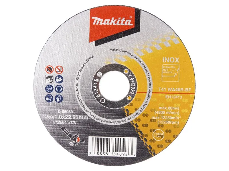 Trennscheibe 125x1,0mm INOX D-65969-50 (50 St&uuml;ck)