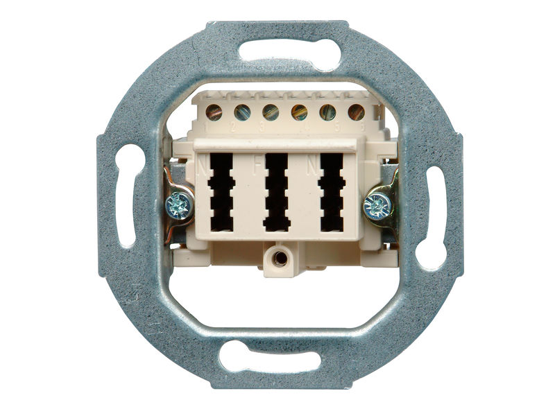 Anschlußdose TAE UP 3x6p. NFN-Code weiß - Elektro-Artikel - Wilhelm ...