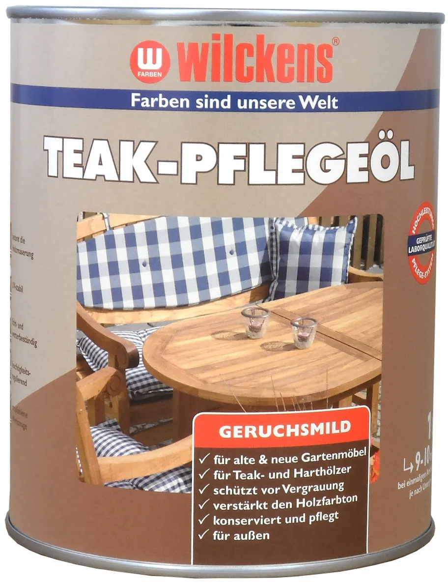 Wilckens Teak-Pflege&ouml;l Farblos 1ltr.