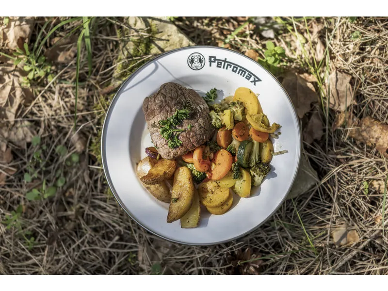 PETROMAX Emaille-Teller wei&szlig;