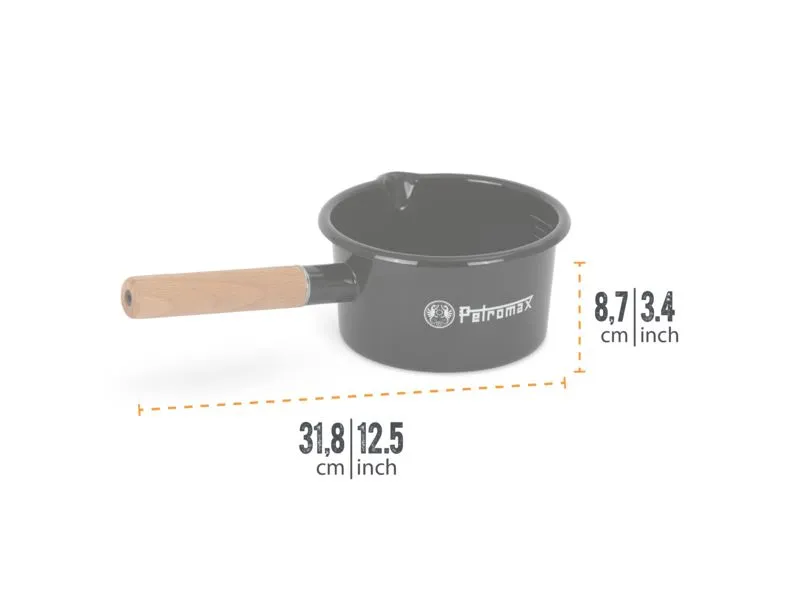 PETROMAX Emaille Stieltopf 1 Liter